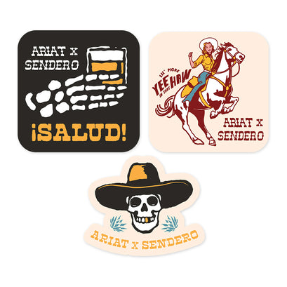Ariat x Sendero Sticker Sheet - Gift With Purchase