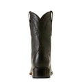Ariat Men's Bench Made Clanton Western Boot in Cool Black Bison Heel