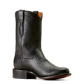 Ariat Men's Bench Made Clanton Western Boot in Cool Black Bison Angle