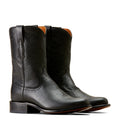 Ariat Men's Bench Made Clanton Western Boot in Cool Black Bison Pair