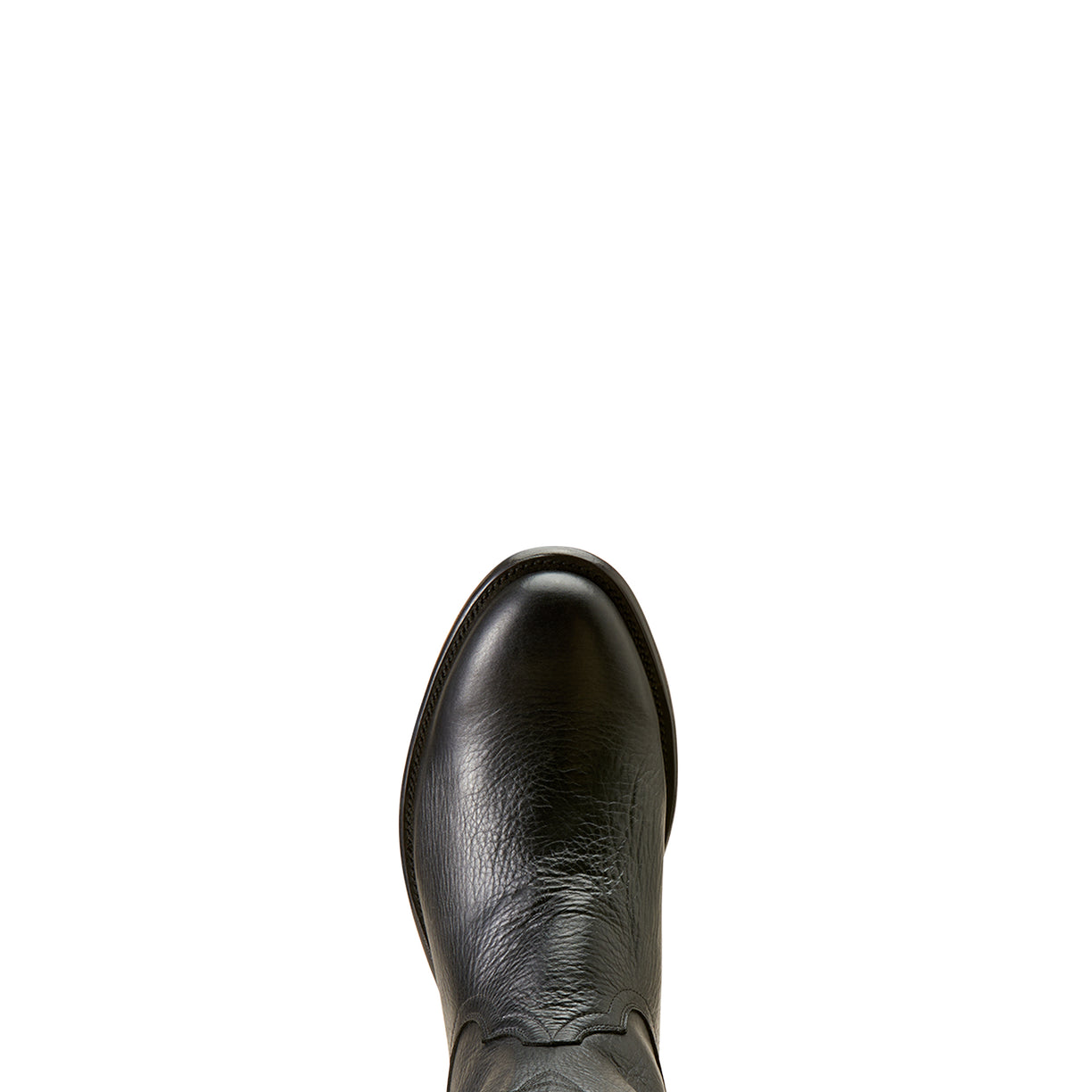 Ariat Men's Bench Made Clanton Western Boot in Cool Black Bison Toe