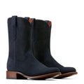 Ariat Men's Bench Made Clanton Western Boot in Oiled Navy Roughout Pair