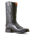 Ariat Men's Bench Made Stilwell Cowboy Boot in Cool Black Bison Angle