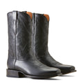 Ariat Men's Bench Made Stilwell Cowboy Boot in Cool Black Bison Pair
