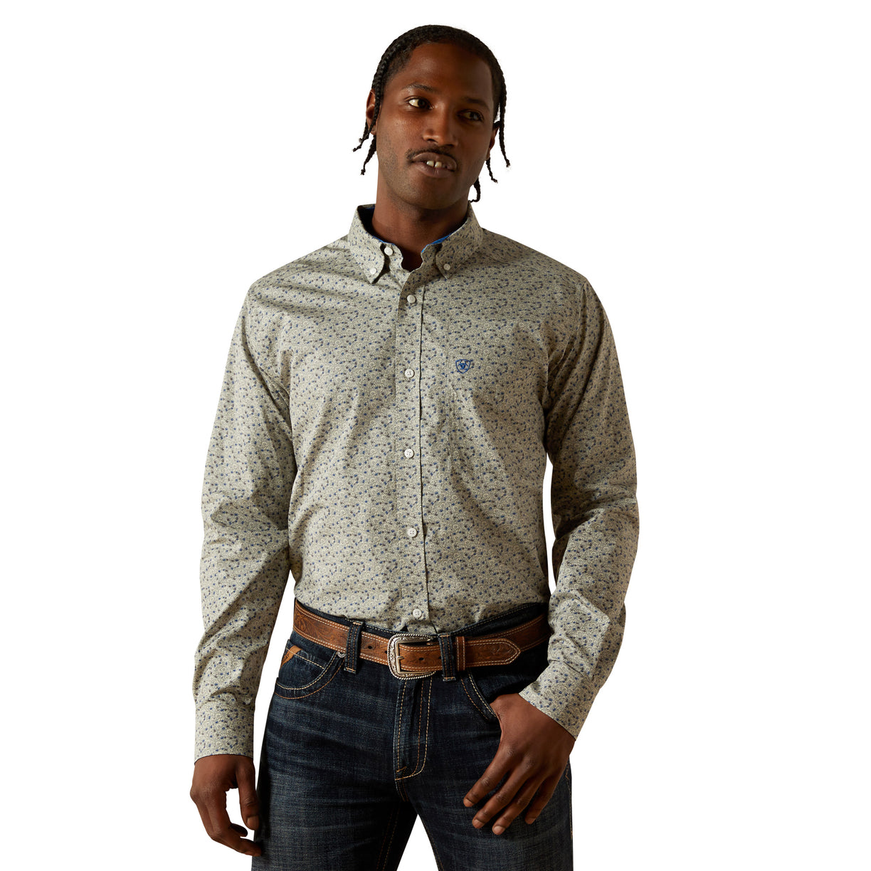 Wrinkle Free Cade Fitted Shirt