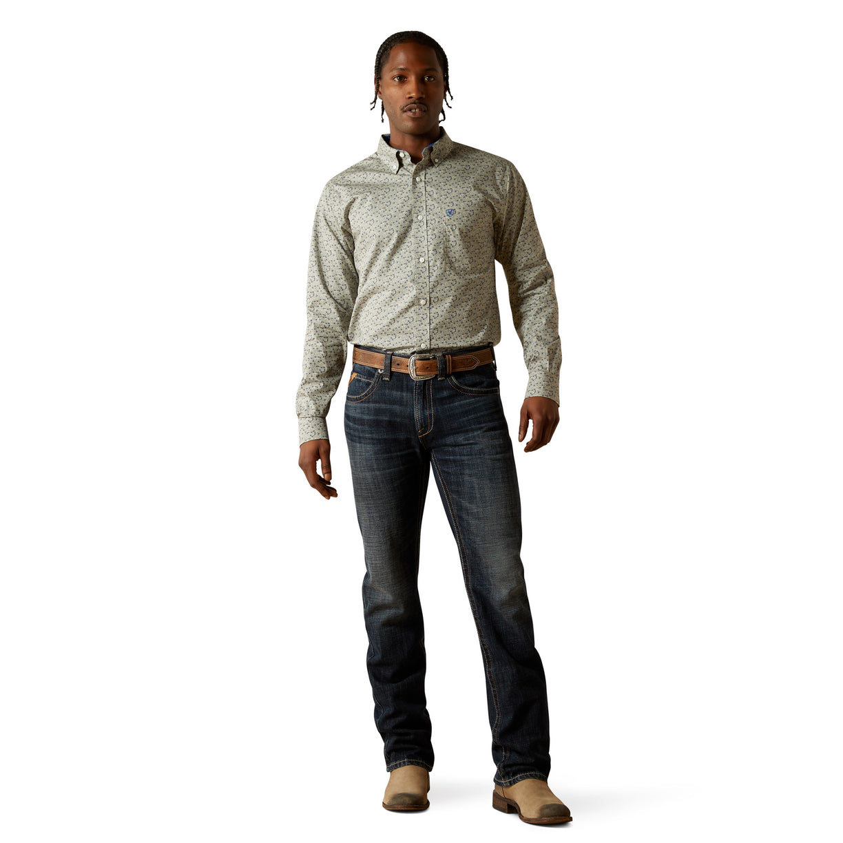 Wrinkle Free Cade Fitted Shirt
