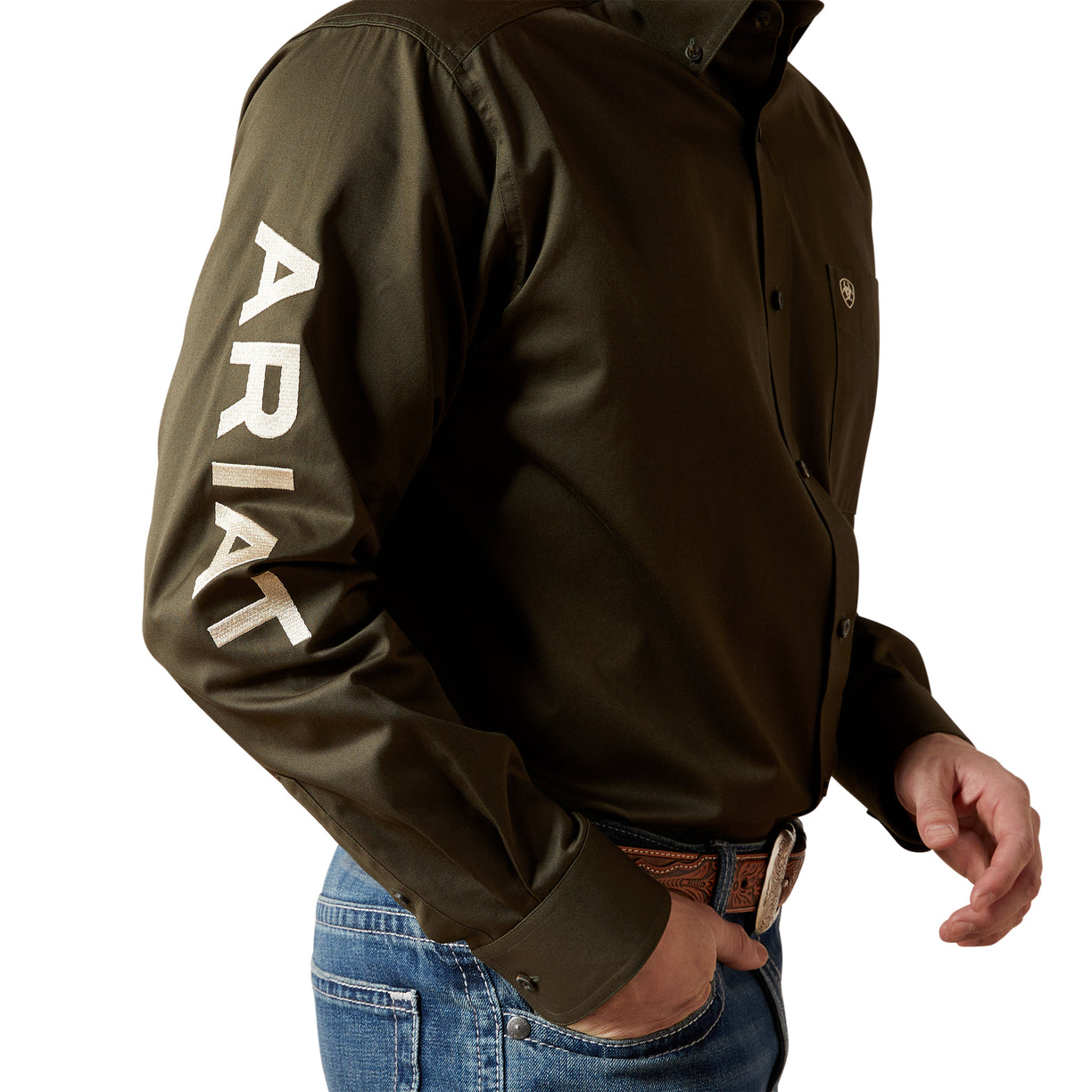 Team Logo Twill Classic Fit Shirt