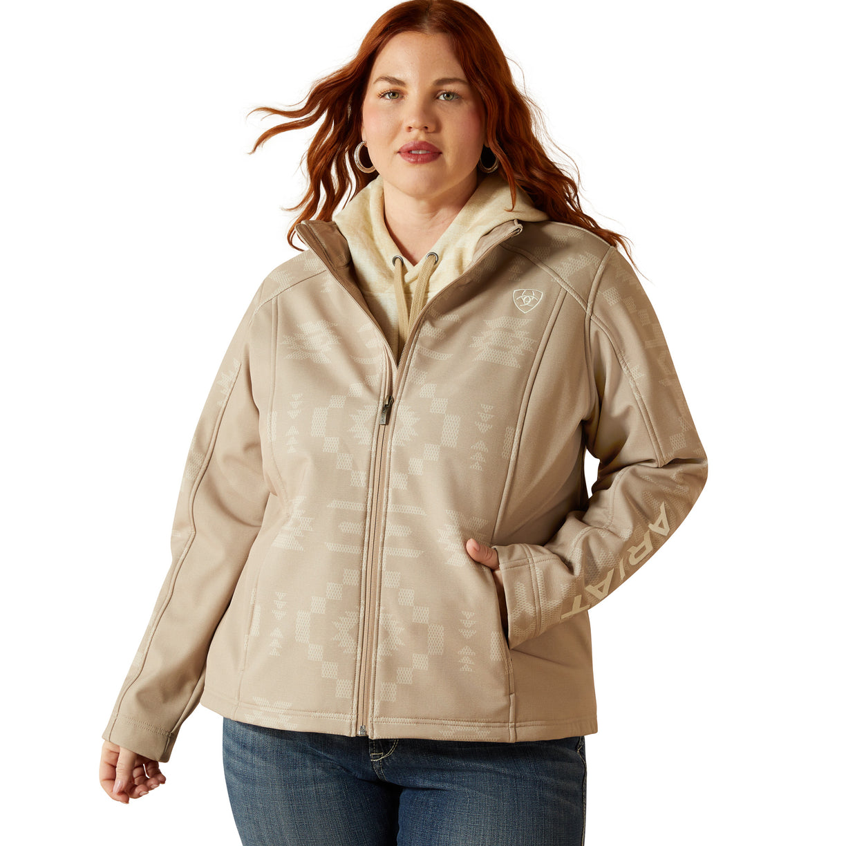 Ariat Logo Softshell Print Jacket