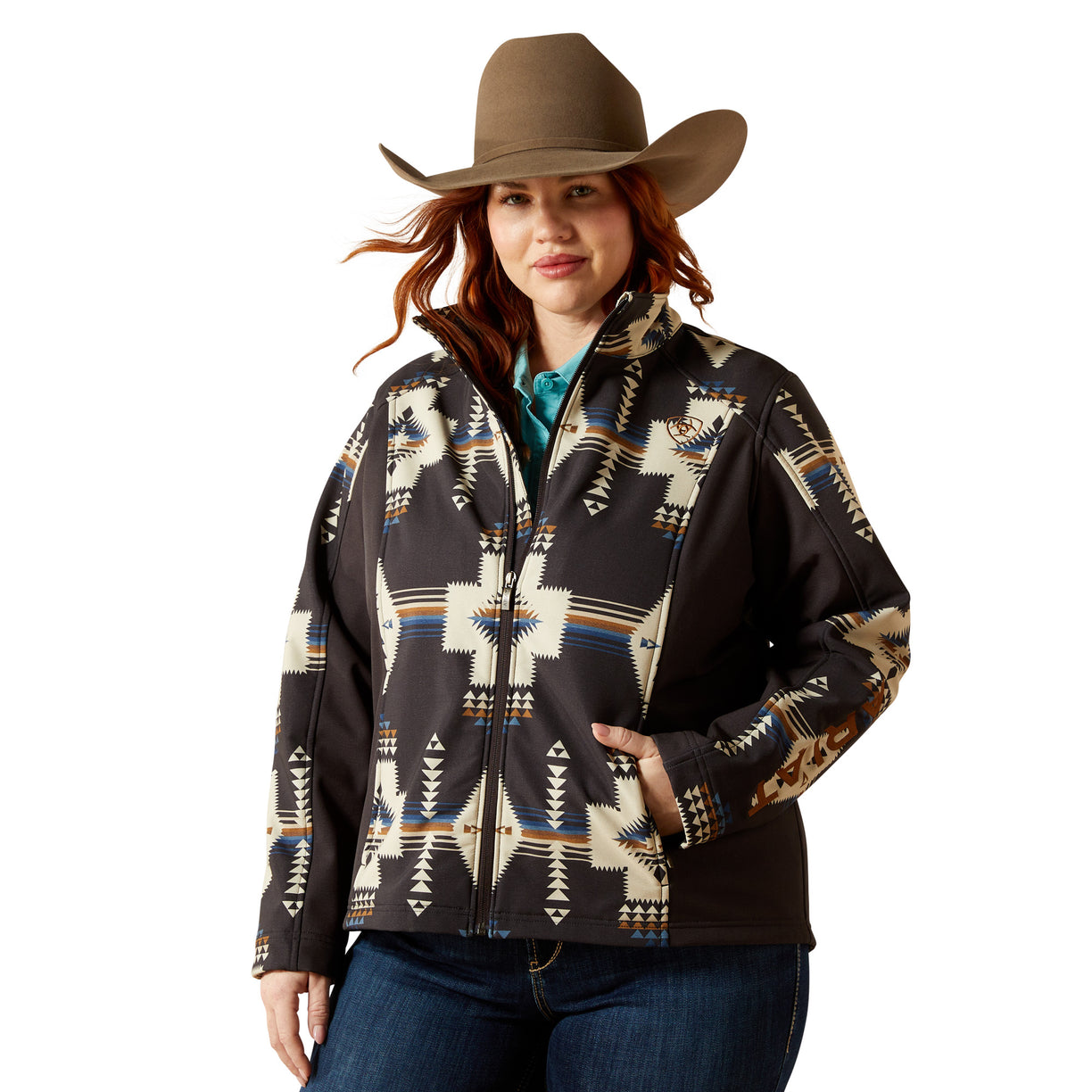 Ariat Logo Softshell Print Jacket