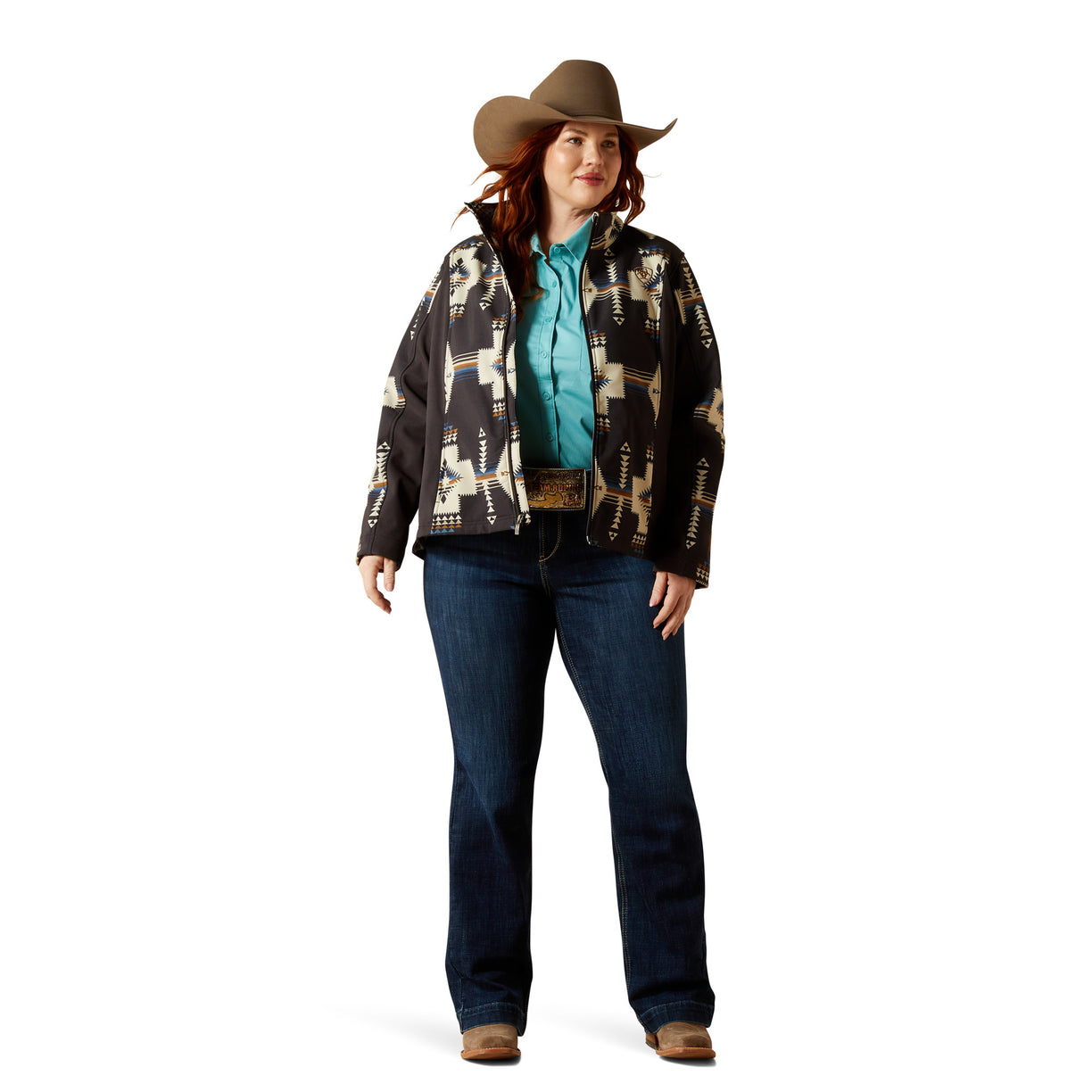 Ariat Logo Softshell Print Jacket