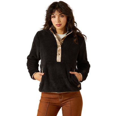 Berber Snap Front Sweatshirt