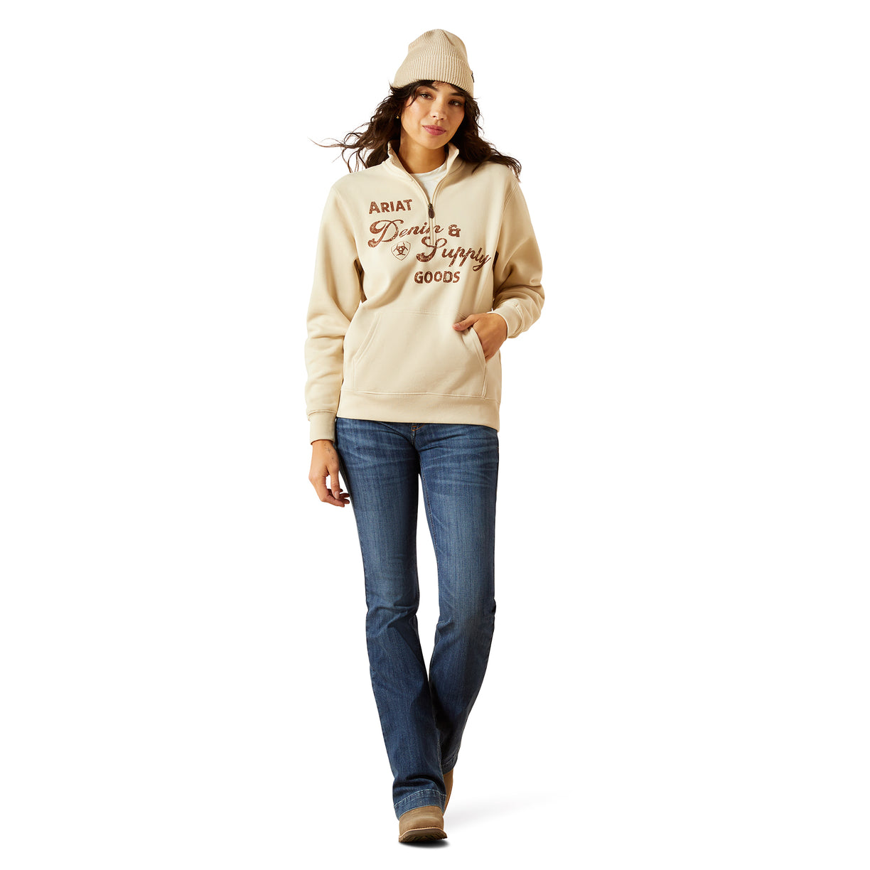 Denim & Supply 1/2 Zip Sweatshirt