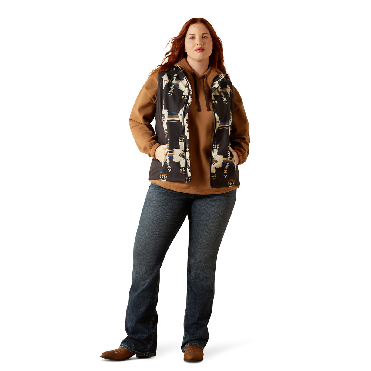 Ariat Logo Softshell Print Vest