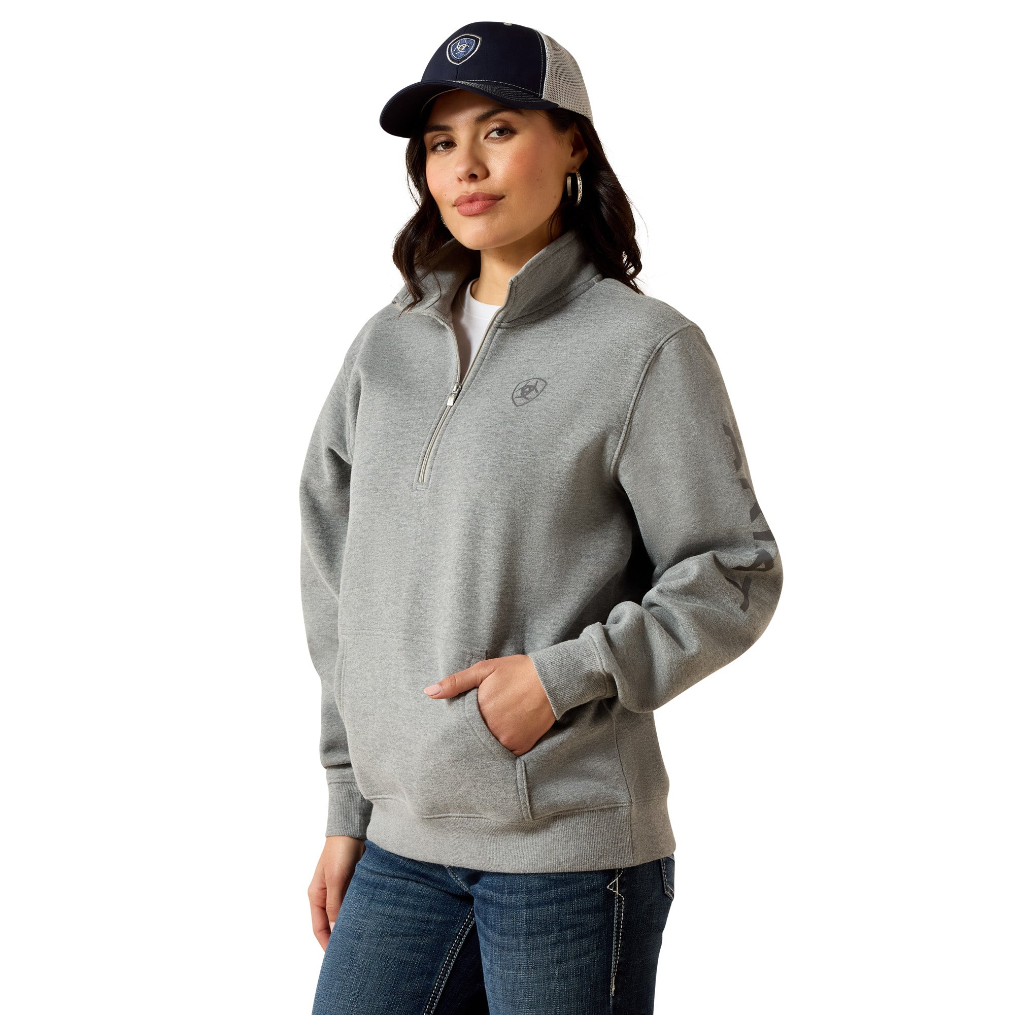Foundation Logo 1/2 Zip Sweatshirt – Ariat Australia
