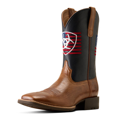 Sport Freedom Wide Square Toe Cowboy Boot
