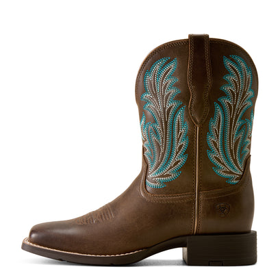 Round Up Filly Wide Square Toe Western Boot
