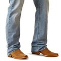 Ariat Men's M5 Straight Waco Straight Jeans in blue denim - Detail