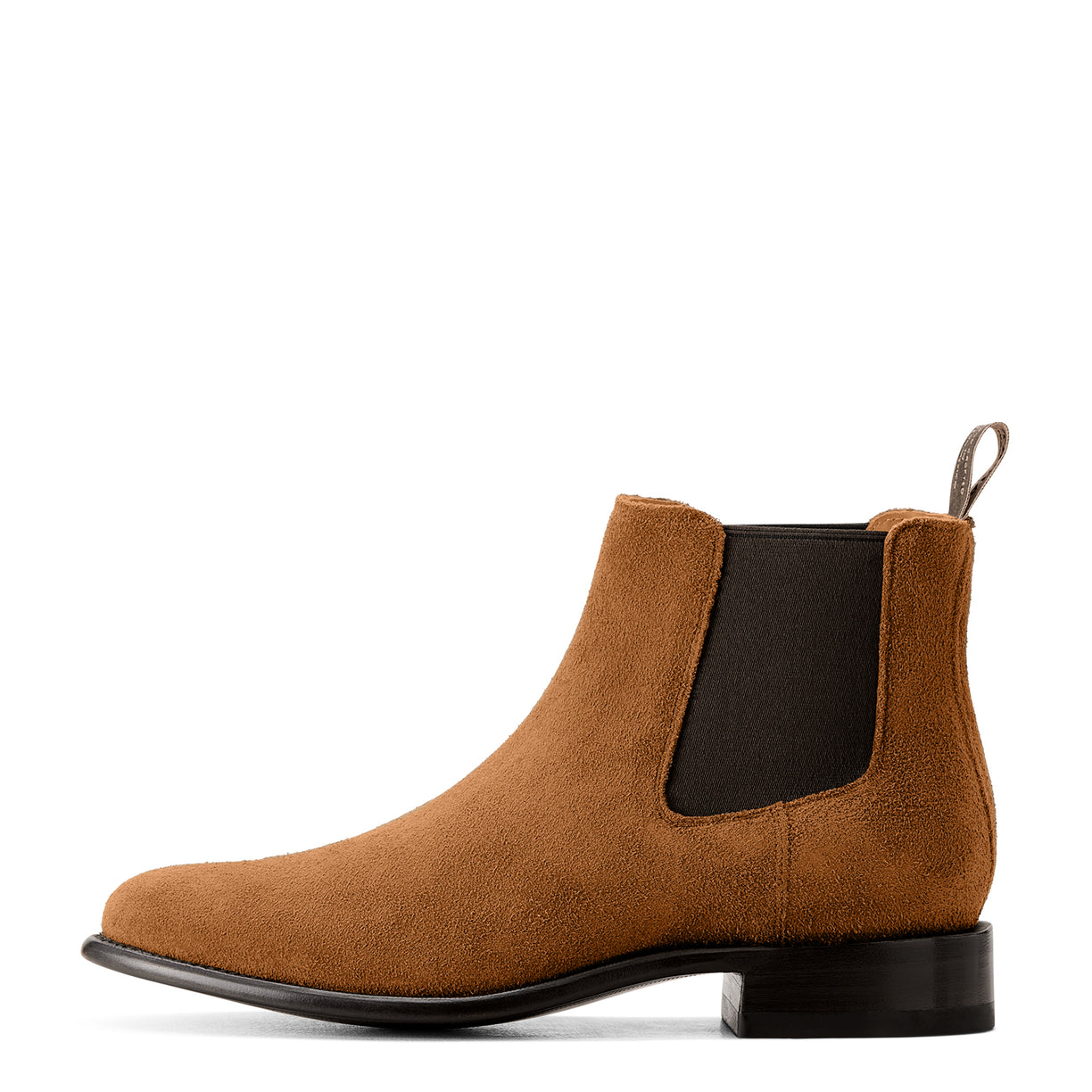 Ariat Men's Bench Made Reed Western Boot in Oiled Tan Roughout Side