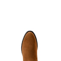Ariat Men's Bench Made Reed Western Boot in Oiled Tan Roughout Toe