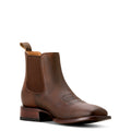 Ariat Men's Bench Made Younger Western Boot in Saddle Brown Bison Angle