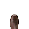 Ariat Men's Bench Made Younger Western Boot in Saddle Brown Bison Toe