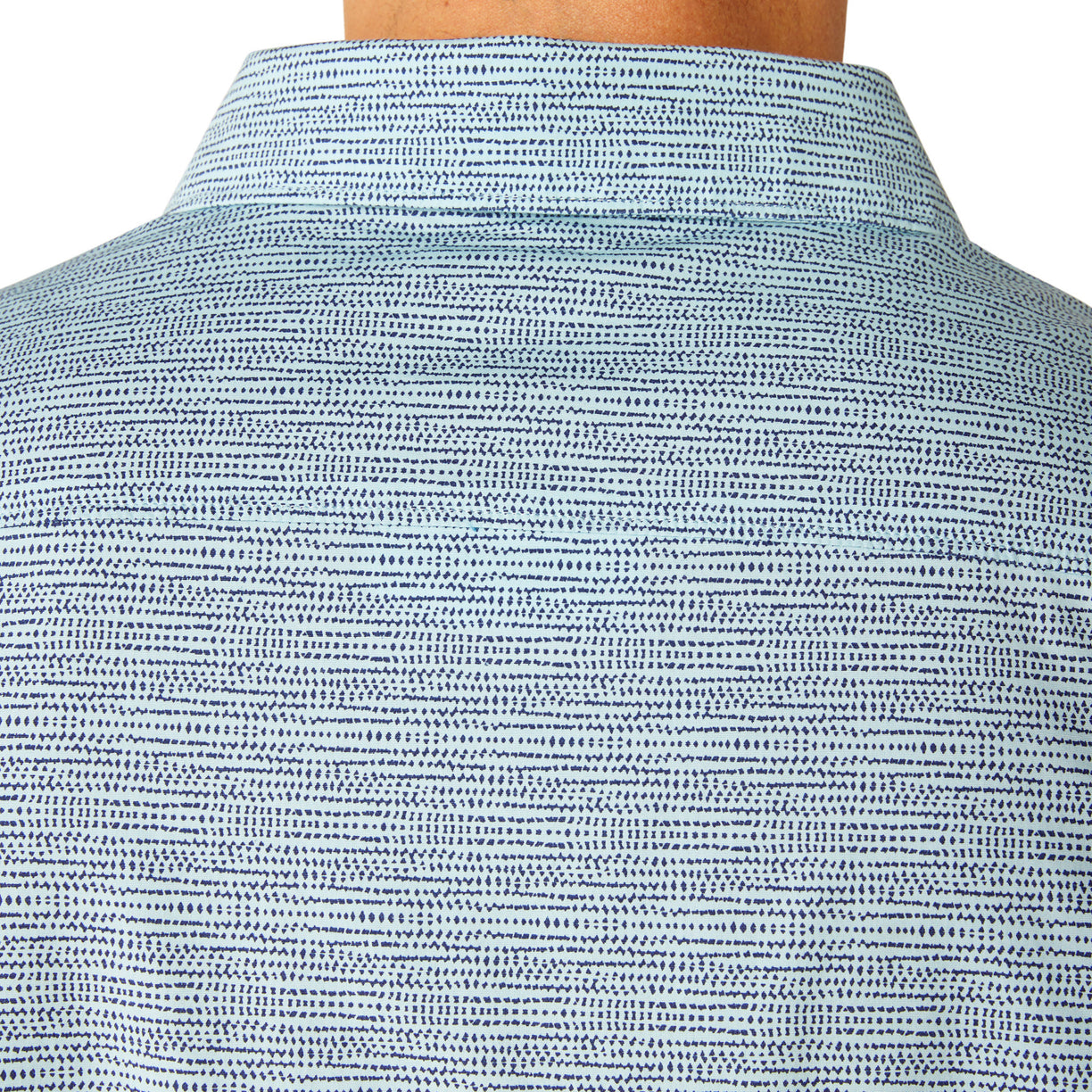 Ariat Men's Monte Modern Fit Shirt in blue pattern - Detail