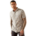 Ariat Men's Morris Modern Fit Shirt in grey pattern - Front