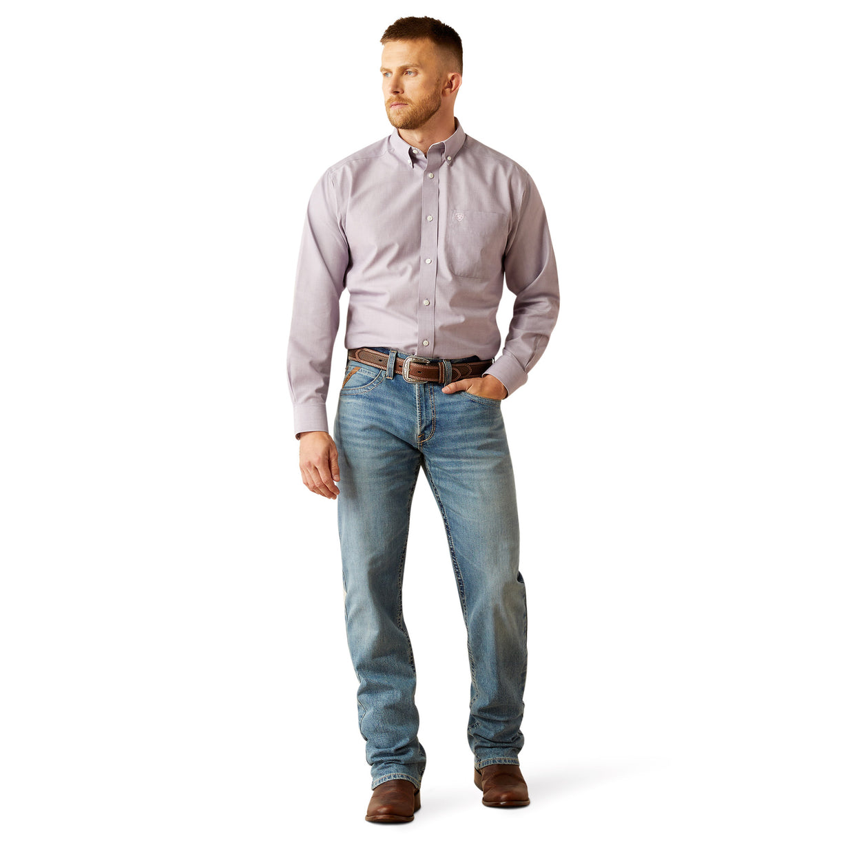 Wrinkle Free Solid Classic Fit Shirt