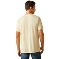 Ariat Men's Grit Scene T-Shirt in Wood Ash Colour Back