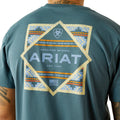 Ariat Men's Puebla Serape T-Shirt in Lagoon Green Colour Detail