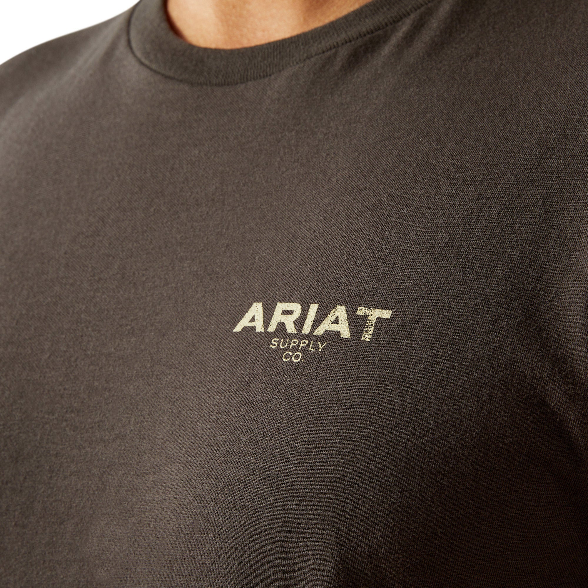 Ariat 黒 ワークシャツ 半袖 取寄) アリアット メンズ イーグル ラージ