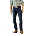 Ariat Men's M8 Modern Shawn Straight Legg Jeans in dark blue denim - Front