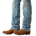 Ariat Men's M7 Slim Tustin Straight Leg Jeans in light blue denim - Detail