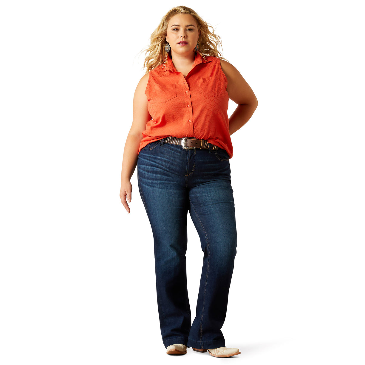 Ariat Billie Jean Shirt - front full plus