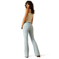Ariat Women's Perfect Rise June Flare Jeans in light blue denim - Back