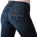 Ariat Women's Perfect Rise Julianna Trouser Jeans in dark blue denim - Detail