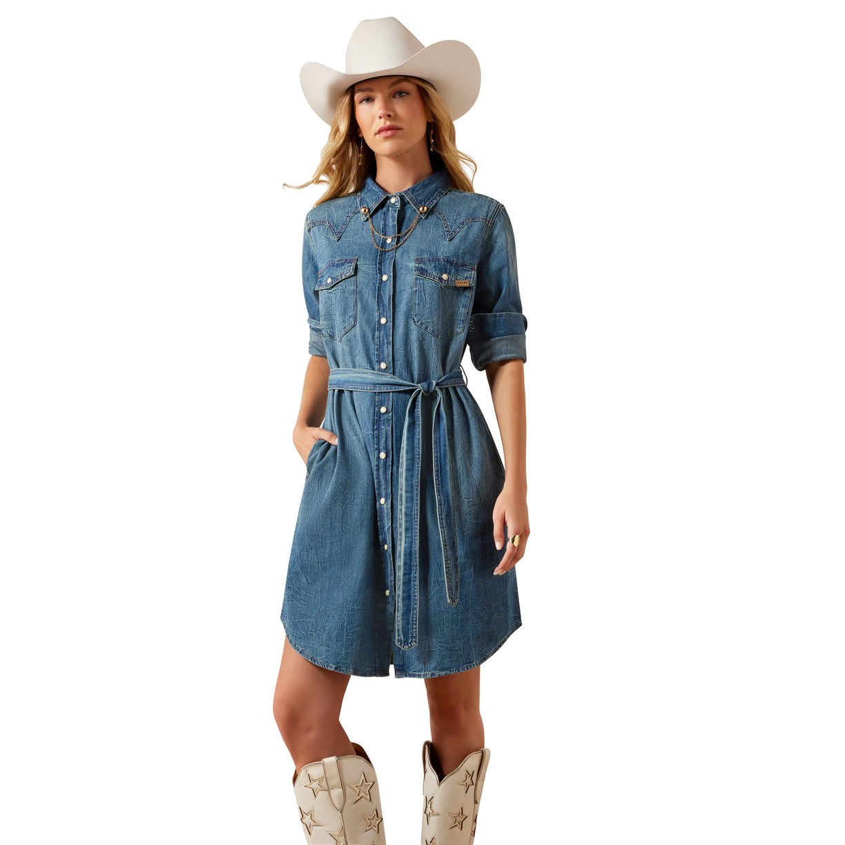 Americana Denim Dress