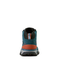Blue and orange boot on a white background