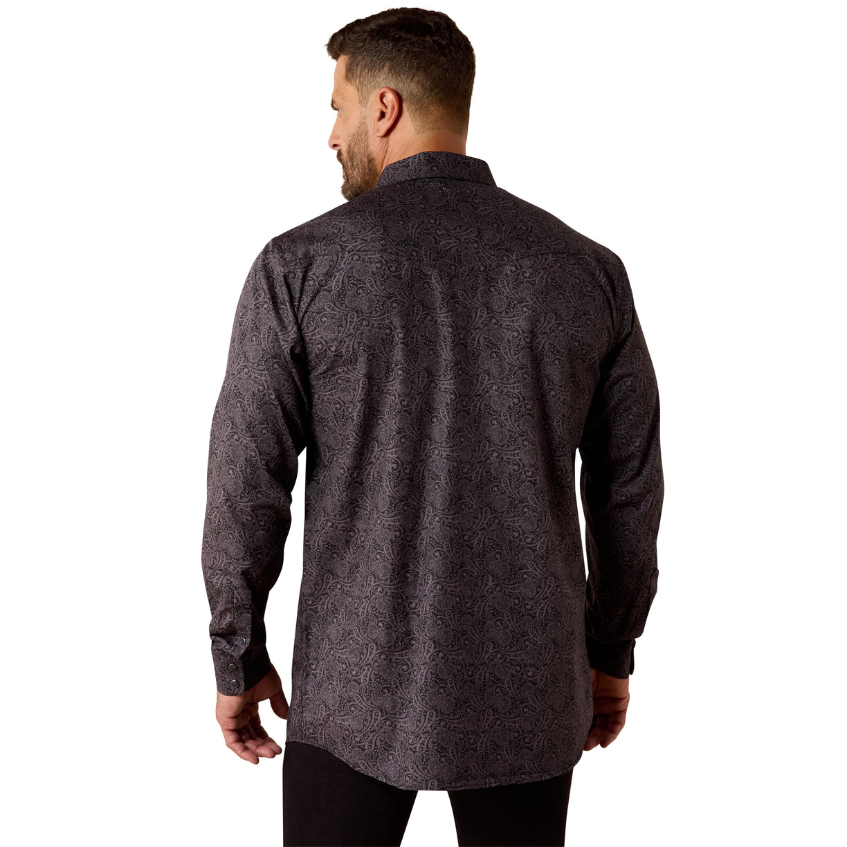 Wrinkle Free Allen Fitted Snap Shirt