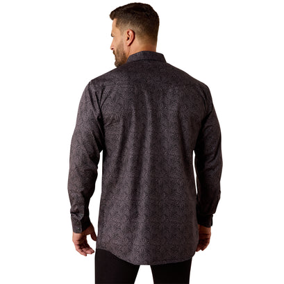 Wrinkle Free Allen Fitted Snap Shirt