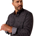 Wrinkle Free Allen Fitted Snap Shirt