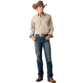 Wrinkle Free Pinpoint Oxford Fitted Snap Shirt