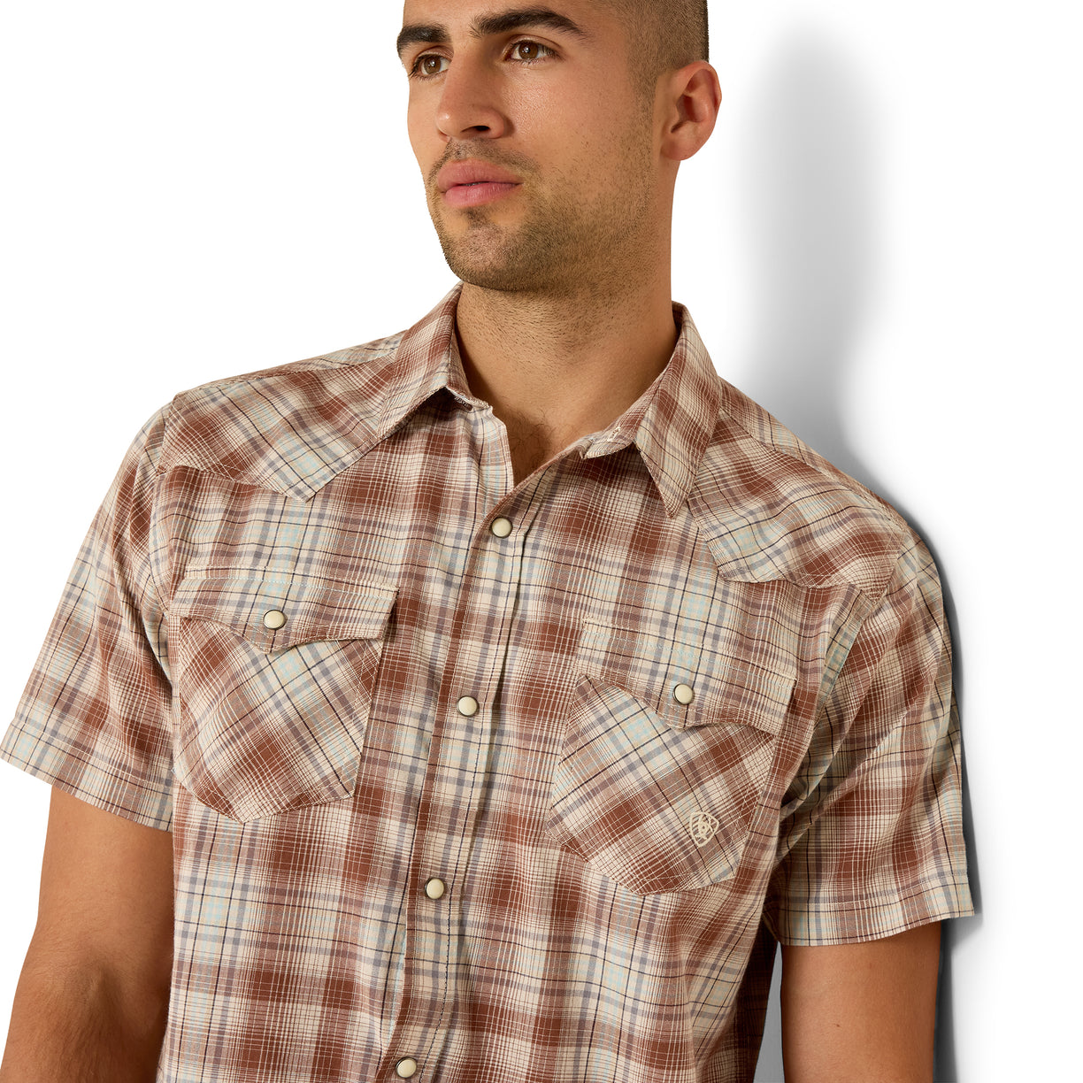 Retro Hilliard Fitted Snap Shirt