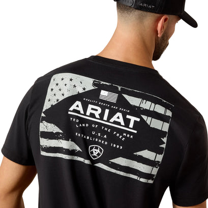 Lockup Flag Painted Tee