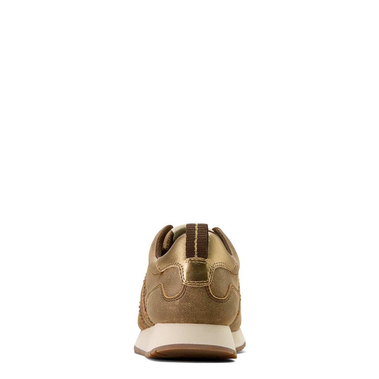 Brown sneaker on a white background