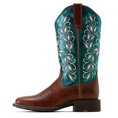 Round Up Holly Wide Square Toe Western Boot
