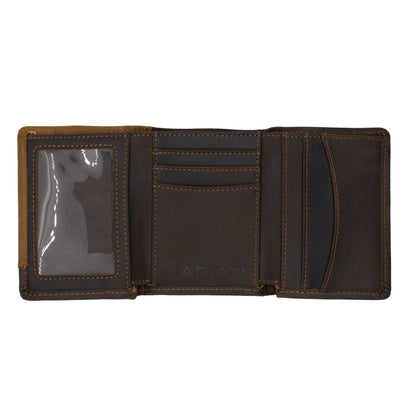 Tri-Fold Wallet - Two Toned Accent Overlay