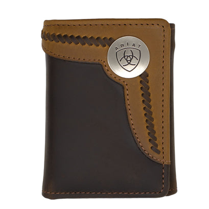 Tri-Fold Wallet - Two Toned Accent Overlay