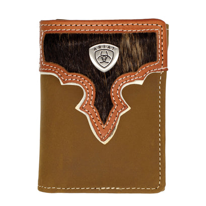 Tri-Fold Wallet - Two Toned Hair On
