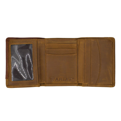 Tri-Fold Wallet - Two Toned Stitched